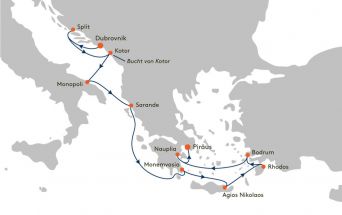Route MS EUROPA