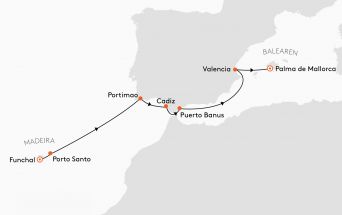 Route MS EUROPA