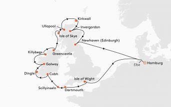 Route MS EUROPA