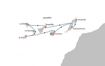 Route MS EUROPA 2