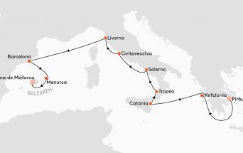 Route MS EUROPA 2