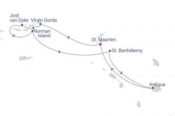 Route SEA CLOUD SPIRIT