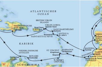 Route MS Amadea