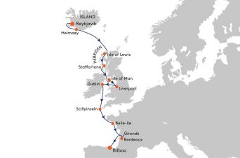 Route MS BREMEN