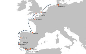 Route MS EUROPA 2