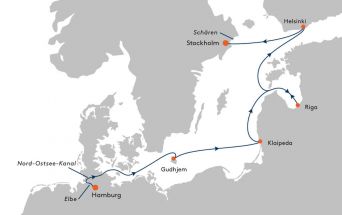 Route MS EUROPA