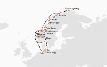 Route MS EUROPA 2