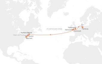 Route MS EUROPA 2