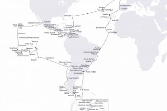 Route von MS HAMBURG