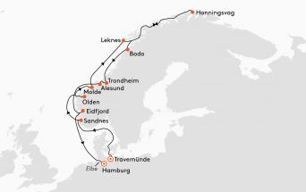 Route MS EUROPA