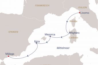 Route SEA CLOUD SPIRIT