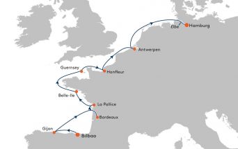 Route MS EUROPA 2