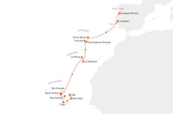 Route HANSEATIC spirit
