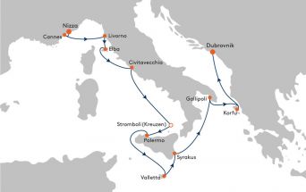 Route MS EUROPA
