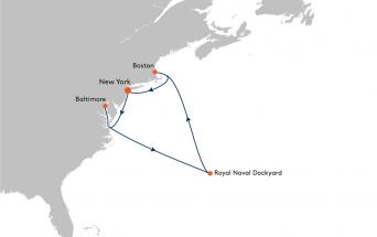 Route MS EUROPA 2