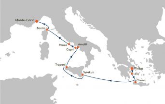 Route MS EUROPA