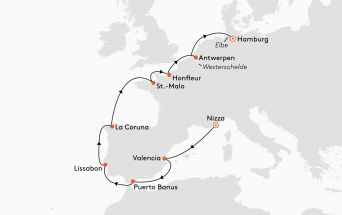 Route MS EUROPA