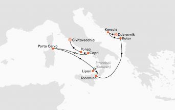 Route MS EUROPA 2