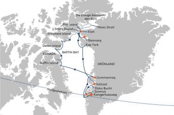 Route HANSEATIC spirit