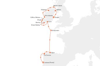 Route HANSEATIC spirit