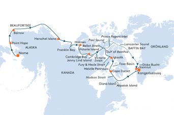 Route MS BREMEN