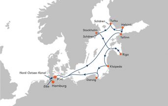 Route MS EUROPA