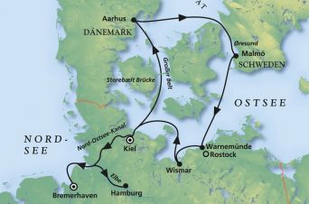 Route MS Amadea