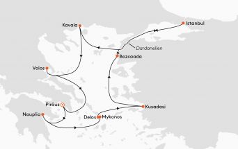 Route MS EUROPA
