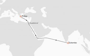 Route MS EUROPA 2
