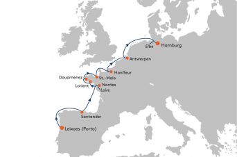 Route MS BREMEN