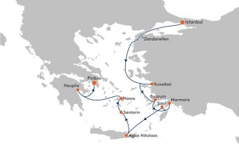 Route MS EUROPA 2