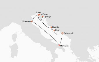 Route MS EUROPA 2