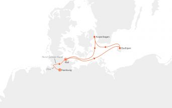 Route MS EUROPA 2