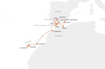 Route HANSEATIC spirit