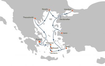 Route MS EUROPA