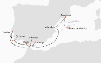 Route MS EUROPA