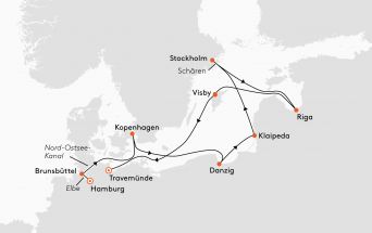 Route MS EUROPA