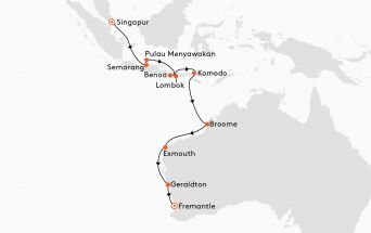 Route MS EUROPA 2