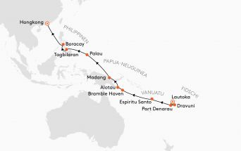 Route MS EUROPA 2