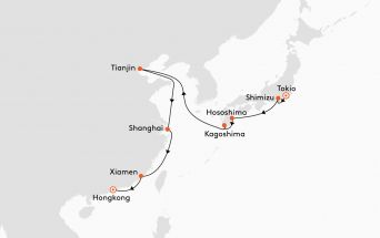 Route MS EUROPA 2