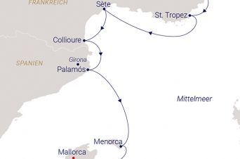 Route SEA CLOUD SPIRIT