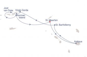 Route SEA CLOUD SPIRIT