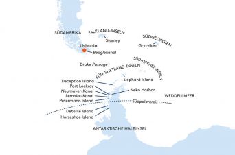 Route MS BREMEN