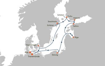 Route MS EUROPA