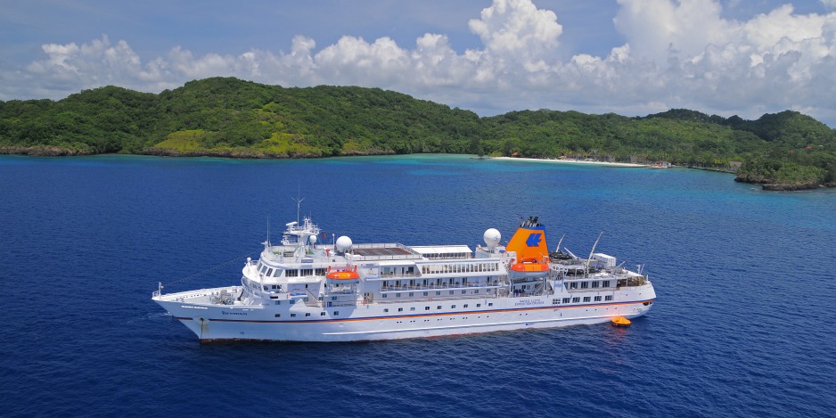 MS BREMEN in Mikronesien